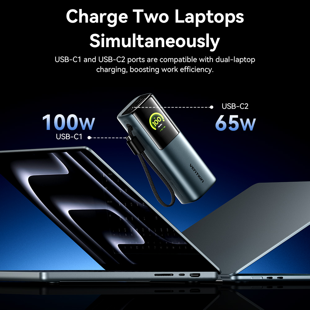 【CCC Certification】Vention 165W Power Bank 20000mAh PD