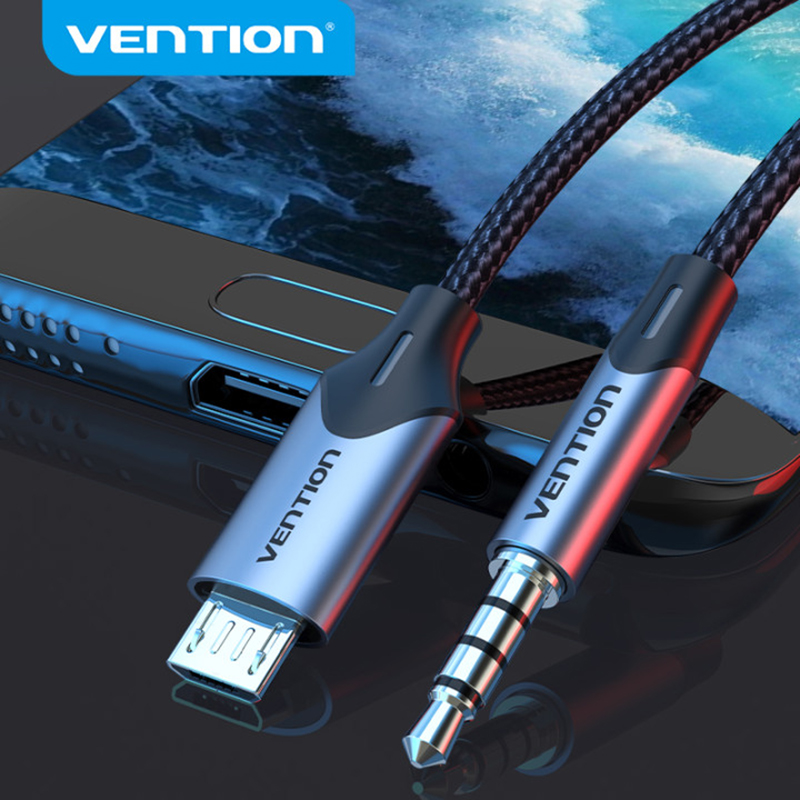 Audio kabel Vention Micro USB na 3,5mm pro Hi-Fi zvuk