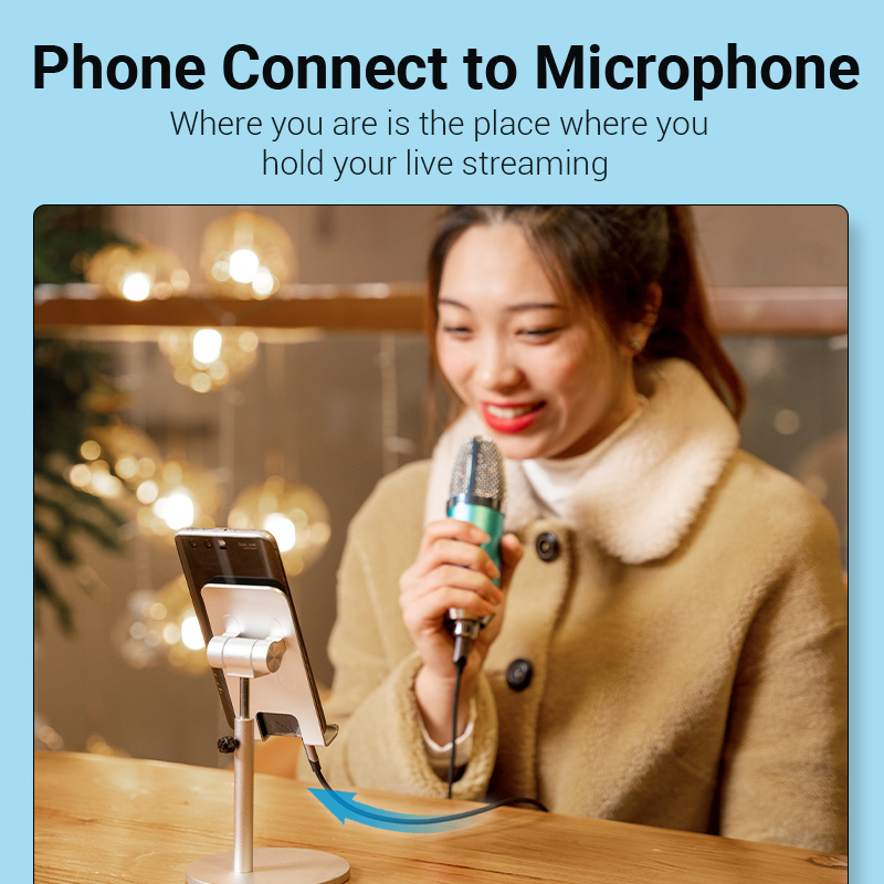 Audio kabel Vention Micro USB na 3,5mm pro Hi-Fi zvuk