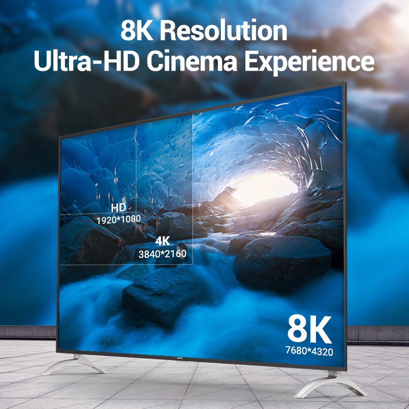 Vention HDMI 2.1 Kabel 8K/60Hz 4K/120Hz 48Gbps HDMI