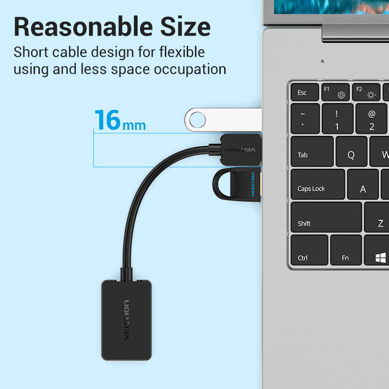 Vention Sound Card USB to 3.5mm Audio Interface