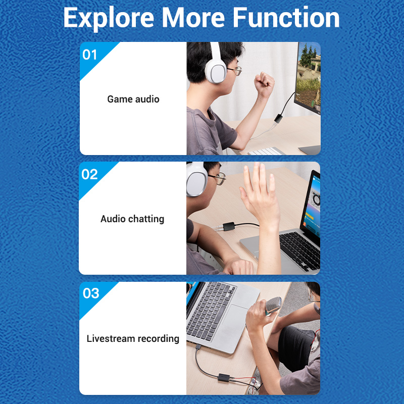 Vention Sound Card USB to 3.5mm Audio Interface
