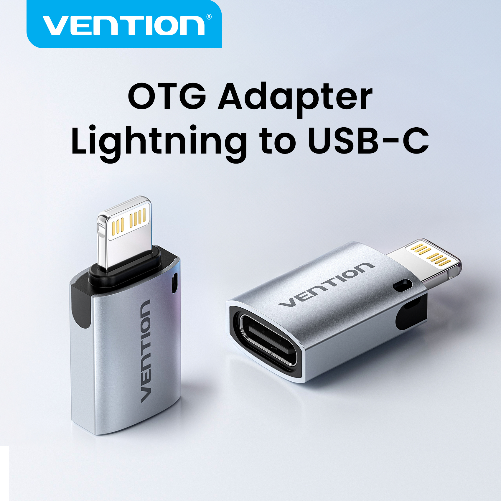 Vention Lighting to USB C OTG Adapter USB-C Female