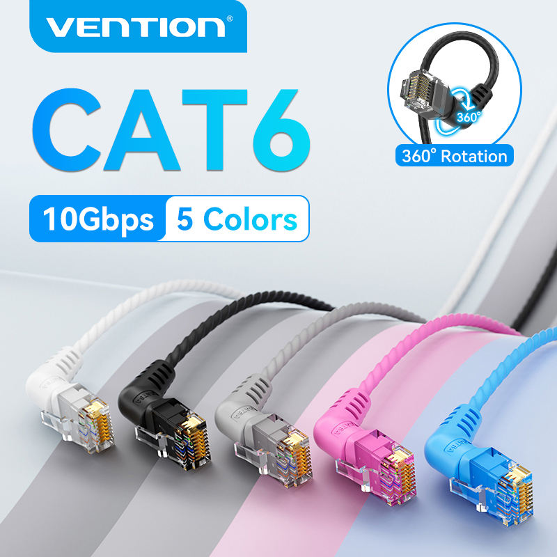 Καλώδιο Ethernet Vention CAT6A 10Gbps 90/360 μοιρών