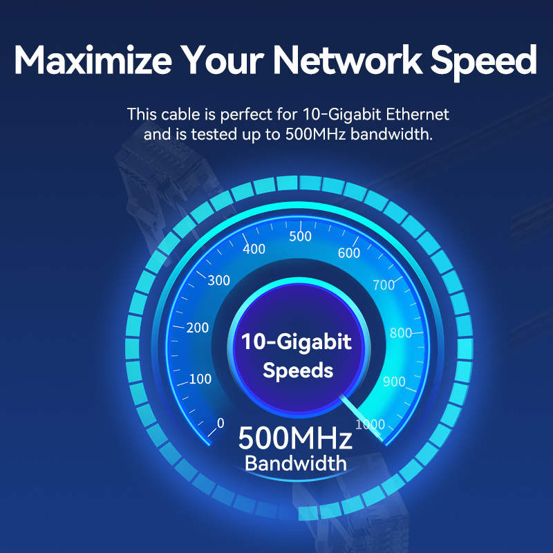 Καλώδιο Ethernet Vention CAT6A 10Gbps 90/360 μοιρών