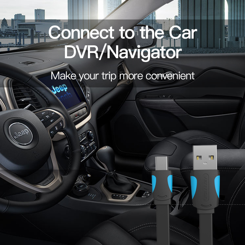 Καλώδιο Mini USB Vention 2A για γρήγορη μεταφορά