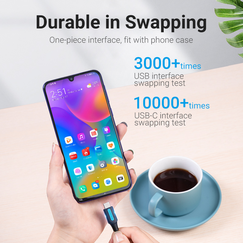 Vention USB Type C Cable 3A Fast Charging USB 3.0
