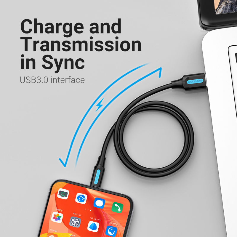Vention USB Type C Cable 3A Fast Charging USB 3.0