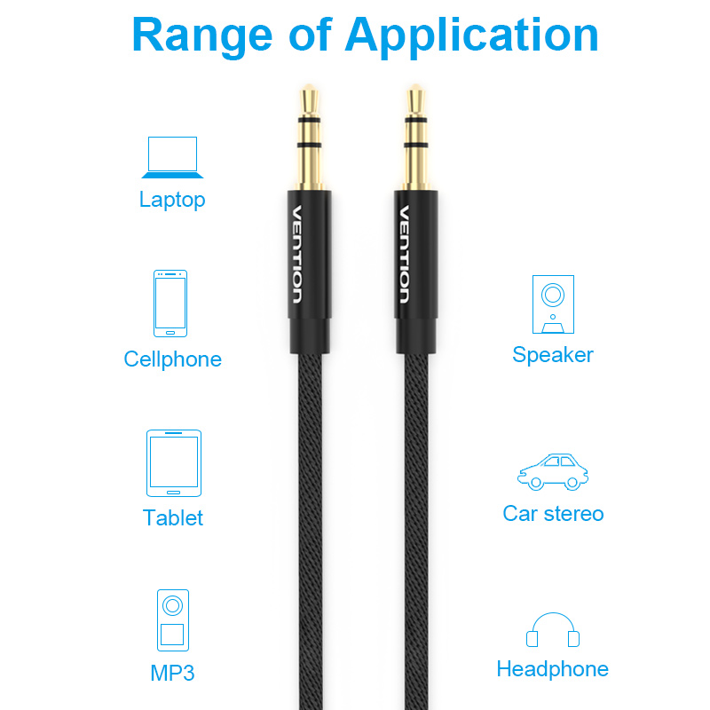 Audio kabel Vention Jack 3,5 mm samec-samec