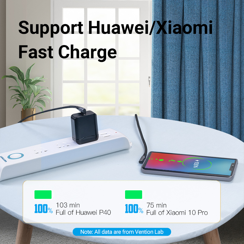 Vention PD 100W USB C - USB C töltő