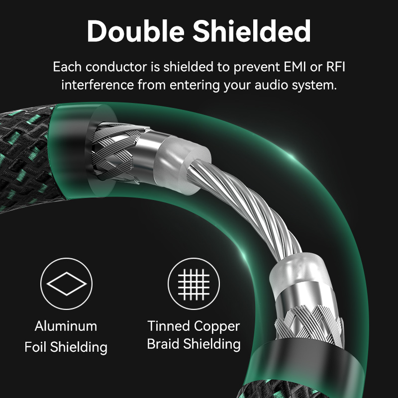 Vention Hi-Fi Coaxial Audio Cable 4N Silver-Plated