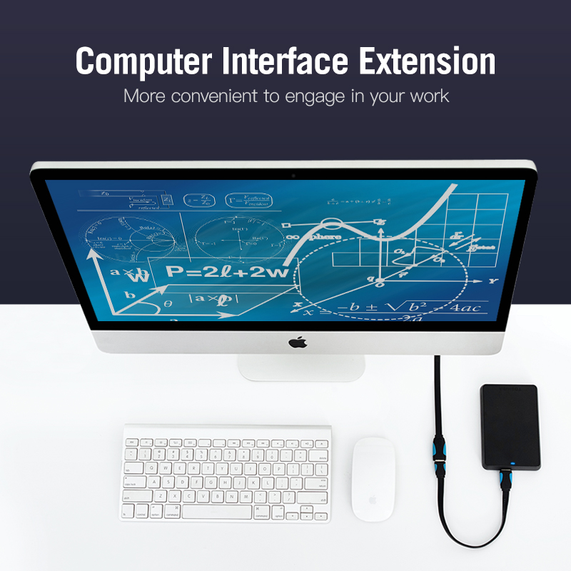 Kabel przedłużający USB 3.0 Vention męski na żeński