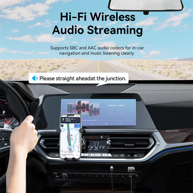 Vention Bluetooth Audio Receiver Car Adapter USB