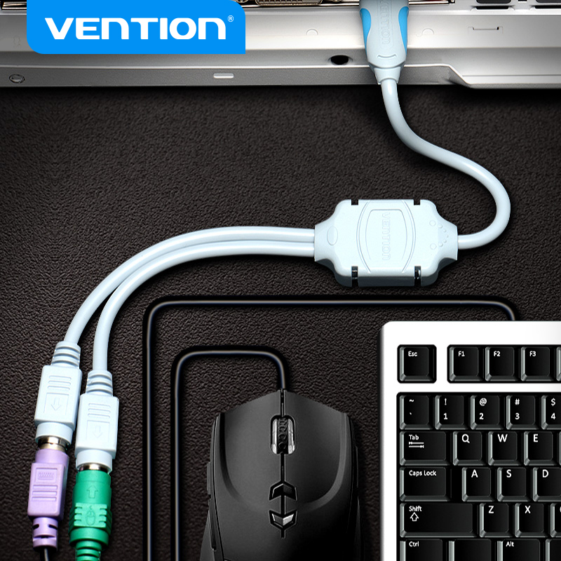Vention USB to PS2 Converter Cable USB Male to PS/2