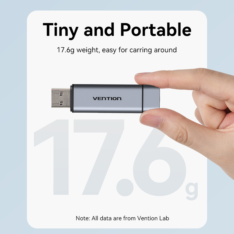 Vention SD Card Reader USB Type C to Micro SD TF Card