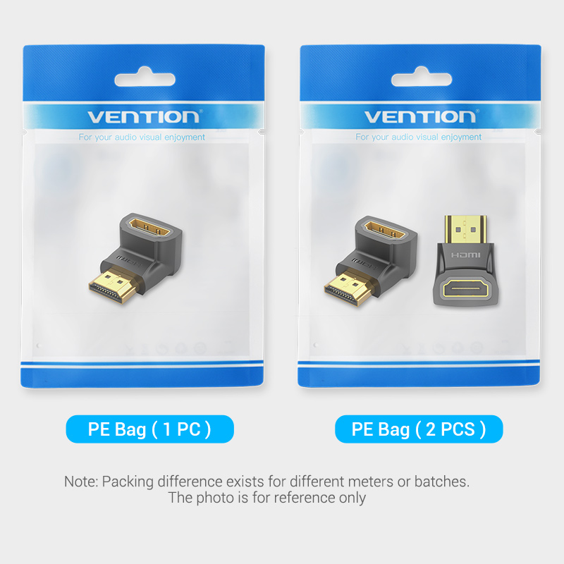 Vention HDMI Adapter 90 270 Degree Right Angle Male