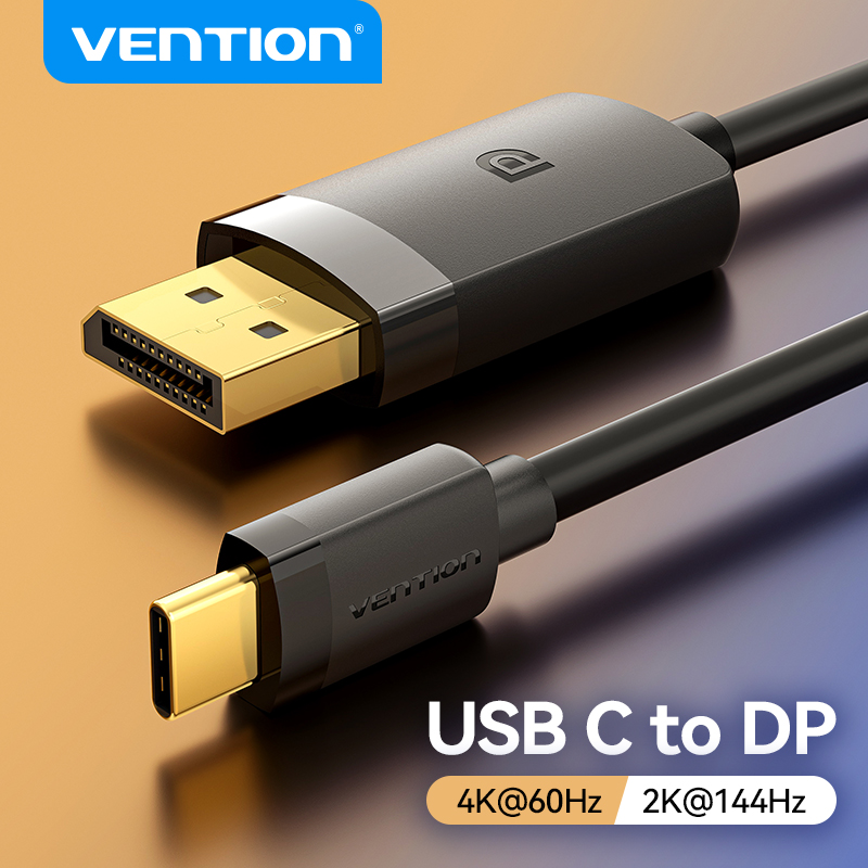 Vention 4K USB C to DP Cable USB Type C to 8K/60Hz