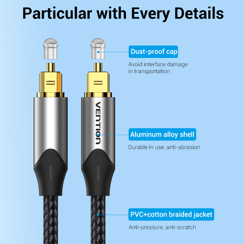 Vention Digital Optical Audio Cable Toslink SPDIF