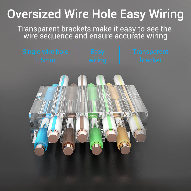 Vention Cat7 RJ45 Connector Cat7/6/5e STP 8P8C Modular