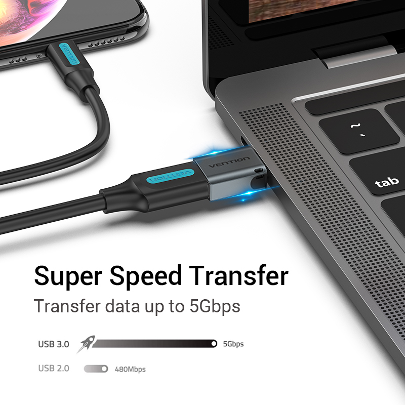 Vention USB C Adapter Type C Male to USB 3.0 2.0