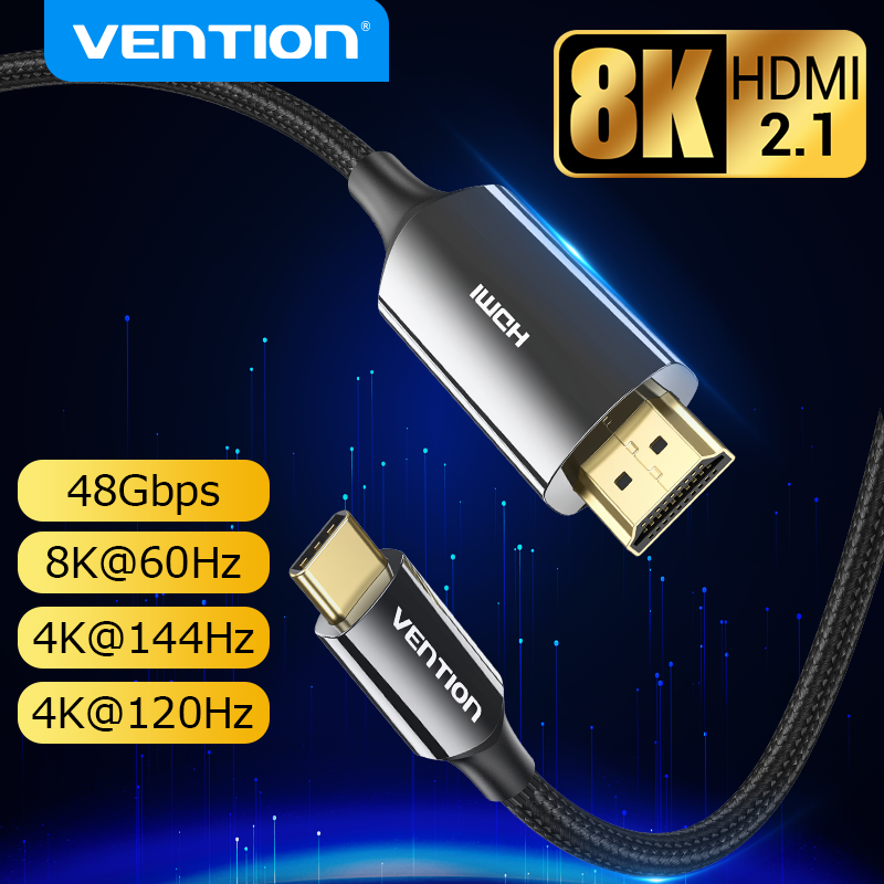 Vention USB C to HDMI Cable 8K Type c HDMI Thunderbolt