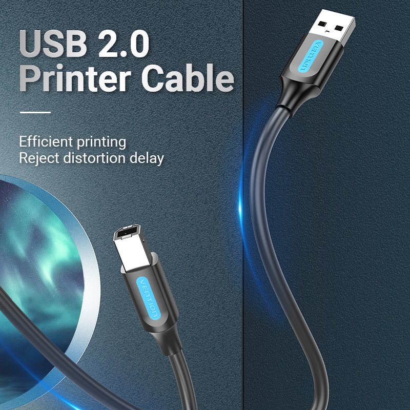 Vention USB Printer Cable USB 3.0 2.0 Type A Male to B