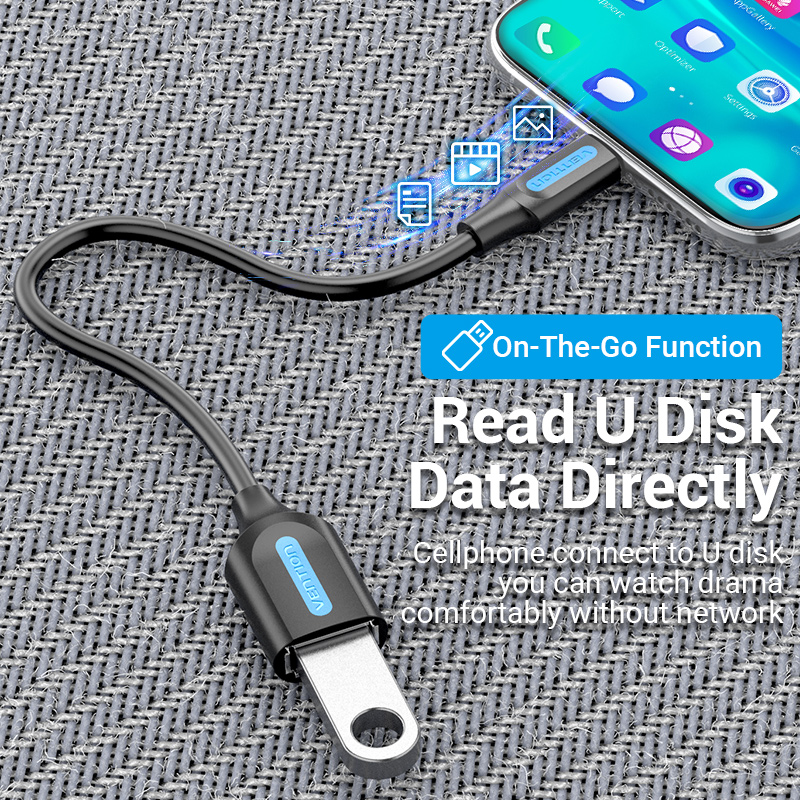 Vention OTG C Type Adapter OTG Cable Type C to USB