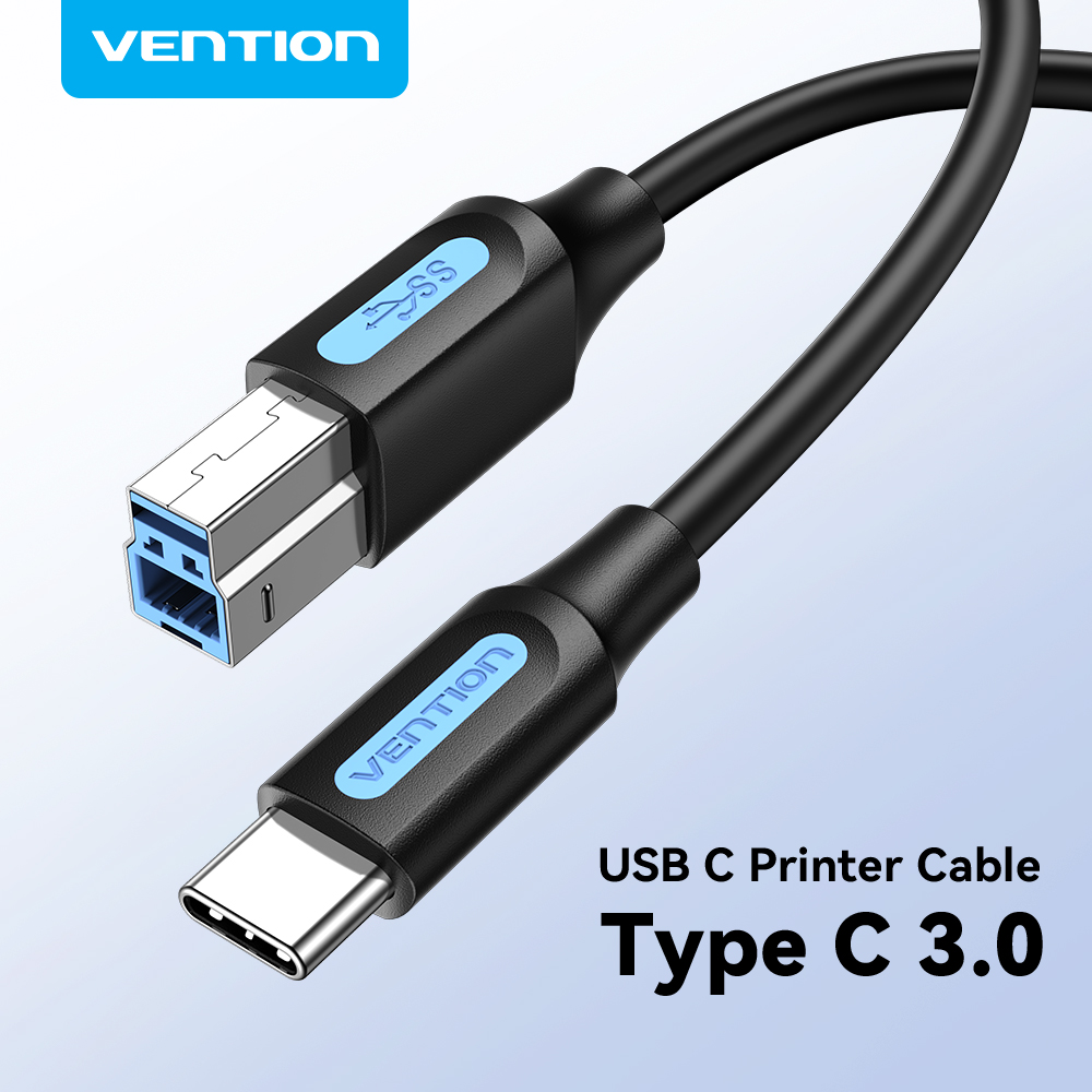 Vention USB nyomtatókábel USB Type-C - USB Type B 3.0