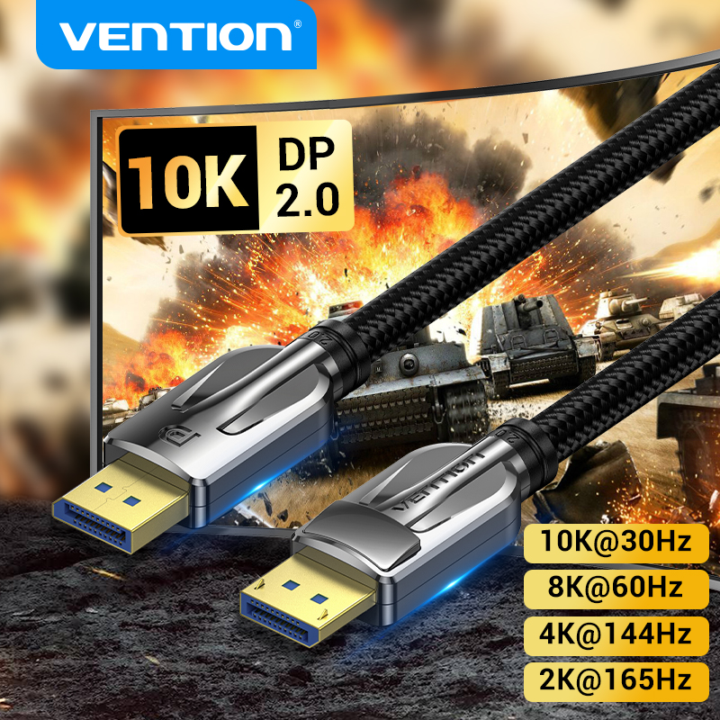 Vention 10K DisplayPort Cable 8K@60Hz 4K@165Hz 40Gbps