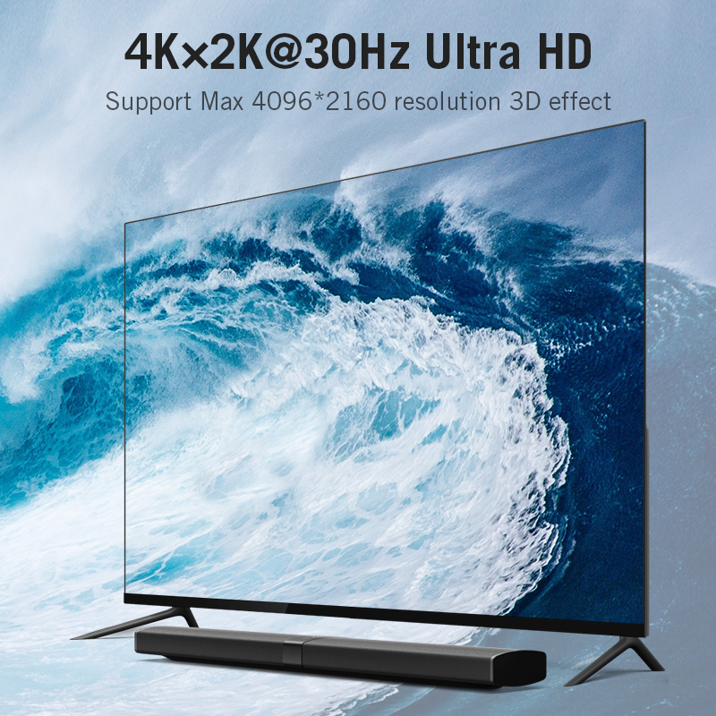 מפצל HDMI של Vention 5 כניסות ויציאות 4K/30Hz HDMI 5x1