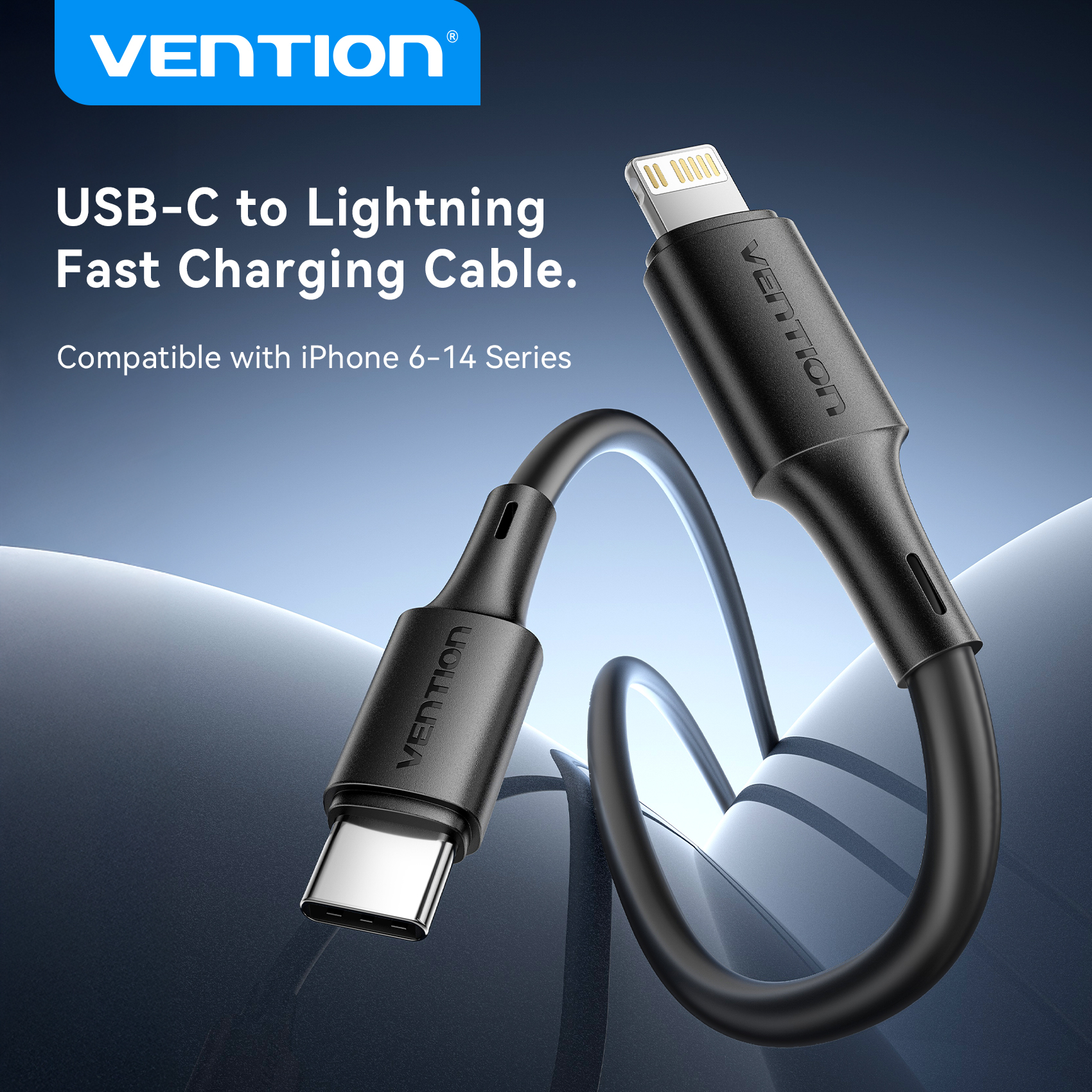 Vention Lightning Cable USB C to Lightning 3A USB-C