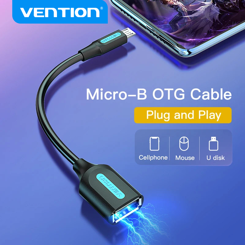 Vention Micro USB OTG Cable Micro USB Male to USB