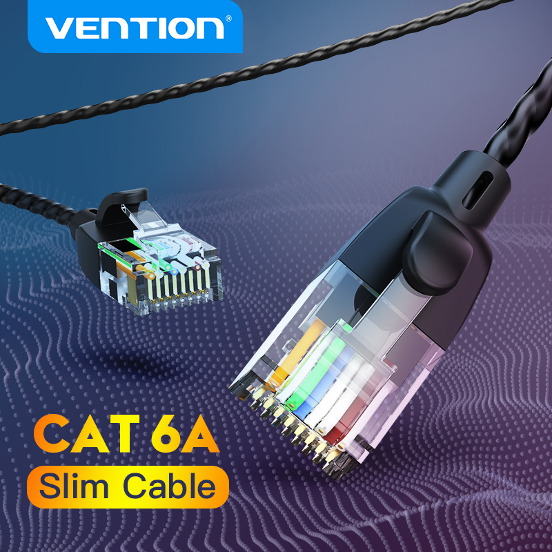 Cablu Ethernet Vention Cat. 6 A 10 Gbps UTP RJ 45 Slim