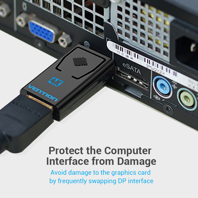 Adaptador Vention DisplayPort para HDMI 4K Macho DP