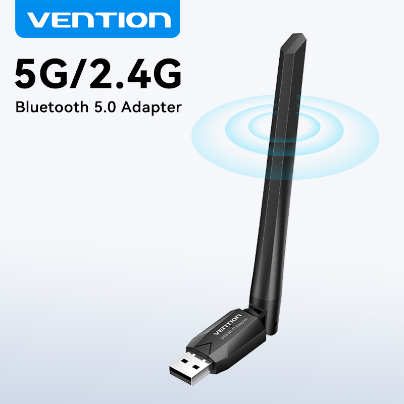 Vention WiFi Adapter AC650 WiFi5 5G&2.4G USB WiFi Card