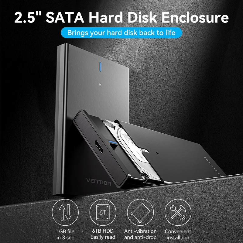 Vention HDD Case 2.5 SATA to USB 3.0 Adapter Hard