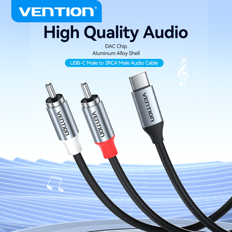 Vention USB-C-auf-RCA-Audiokabel Typ C auf 2 RCA