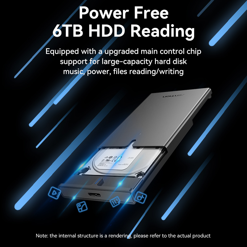 Vention HDD Case 2.5 SATA to USB 3.0 Adapter Hard