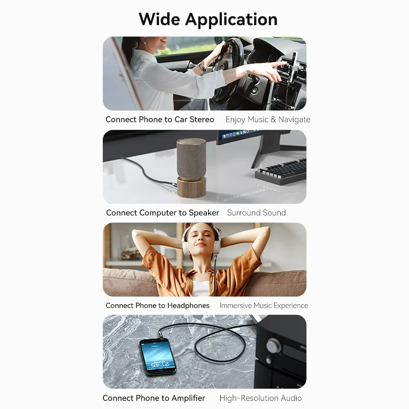 Vention 3.5mm Jack Audio Cable for Headphone Xiaomi