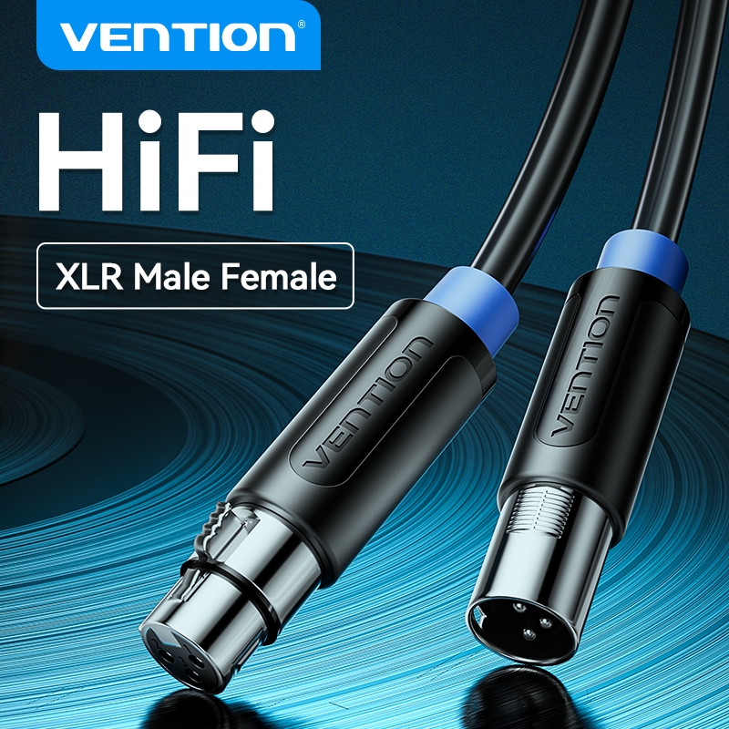Kabel Vention XLR Karaoke mikrofon Sound Cannon