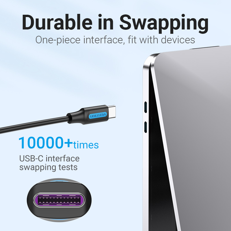 Vention 100W USB-C to USB Type C Cables for Samsung