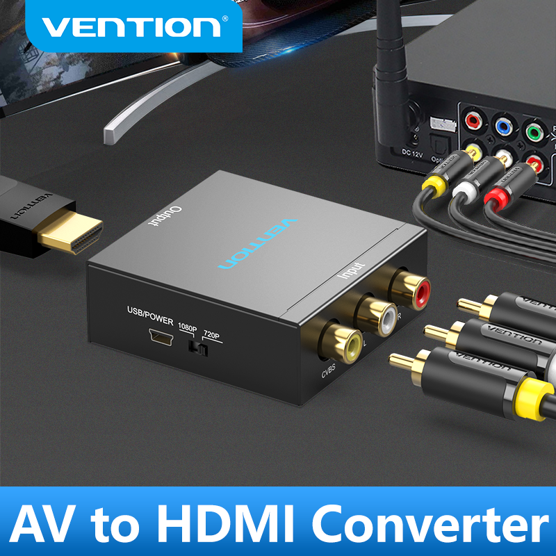 ממיר וידאו VENTION AV ל-HDMI HDMI ל-RCA