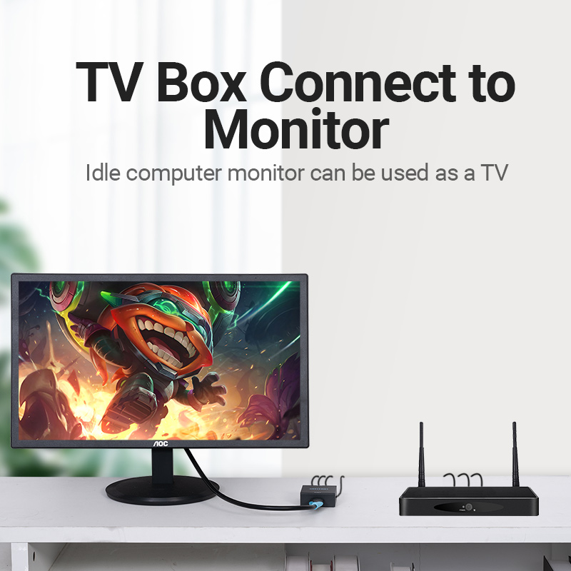 ממיר וידאו VENTION AV ל-HDMI HDMI ל-RCA