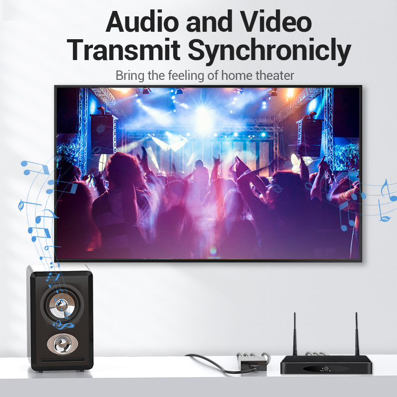ממיר וידאו VENTION AV ל-HDMI HDMI ל-RCA