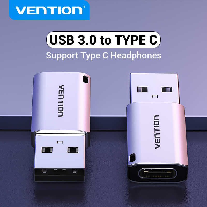 Vention USB C Adapter USB 3.0 2.0 Male to Type C