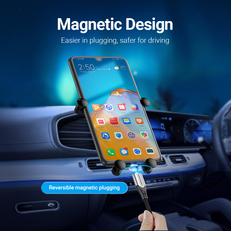 Vention Magnetic Charge Cable 3A Fast Charging Micro